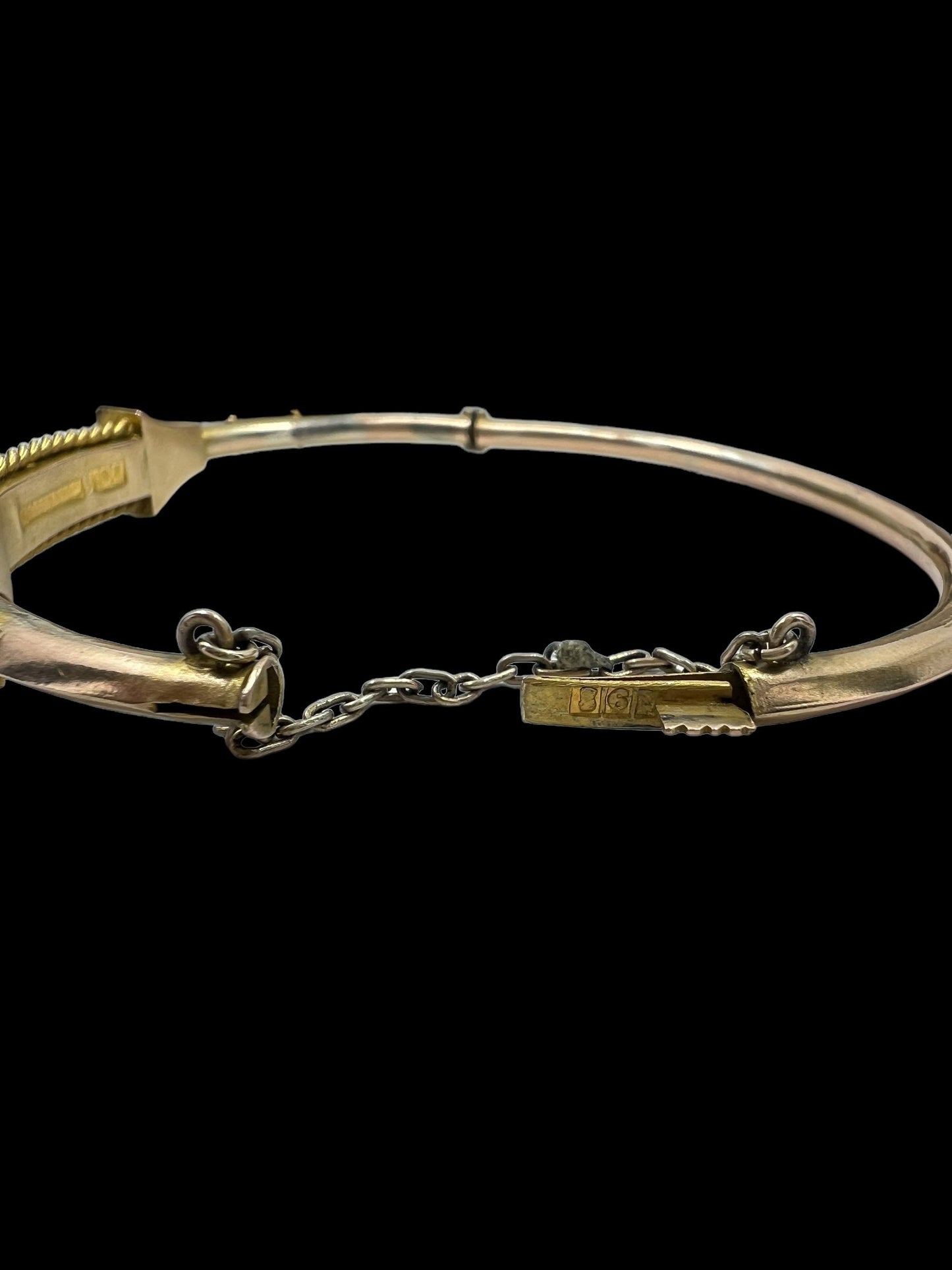 Antique Australian 9ct gold bangle Hudsons Estate Jewellery