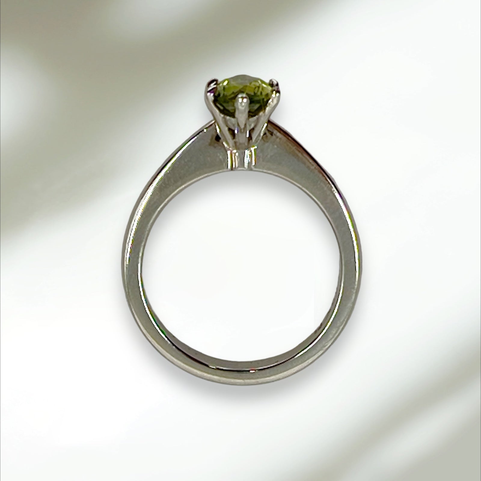 Sapphire & platinum ring Hudsons Estate Jewellery