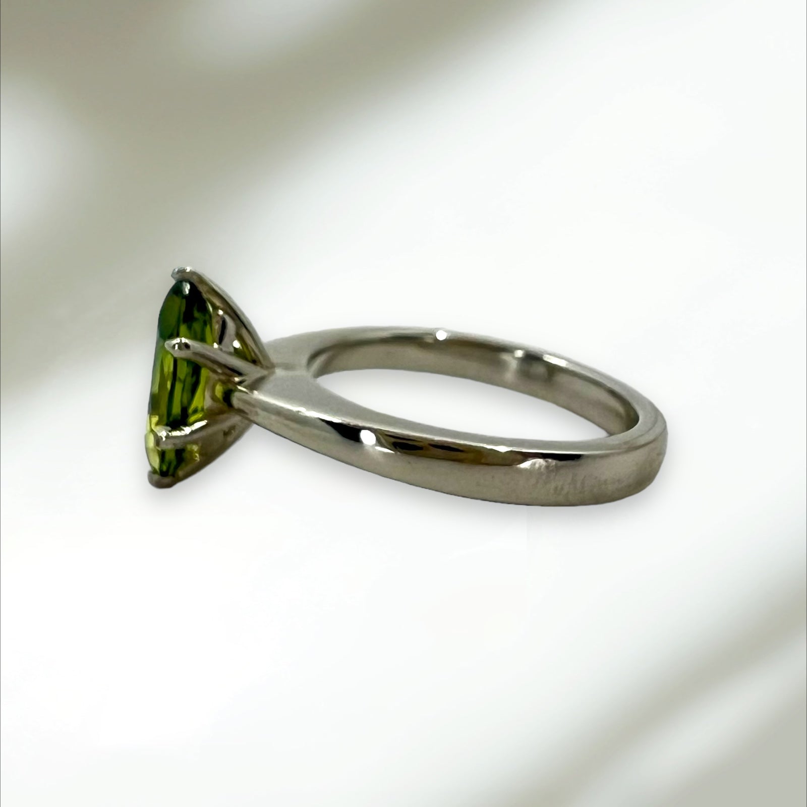 Sapphire & platinum ring Hudsons Estate Jewellery