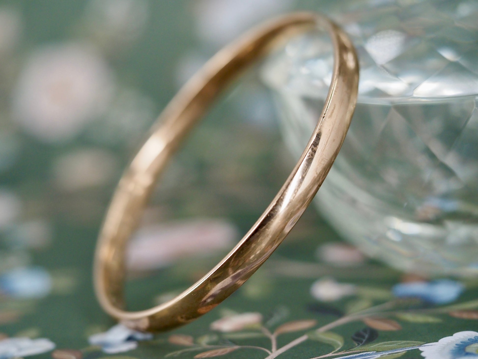 9ct Rose-Gold Silver Filled Bangle Hudsons Estate Jewellery