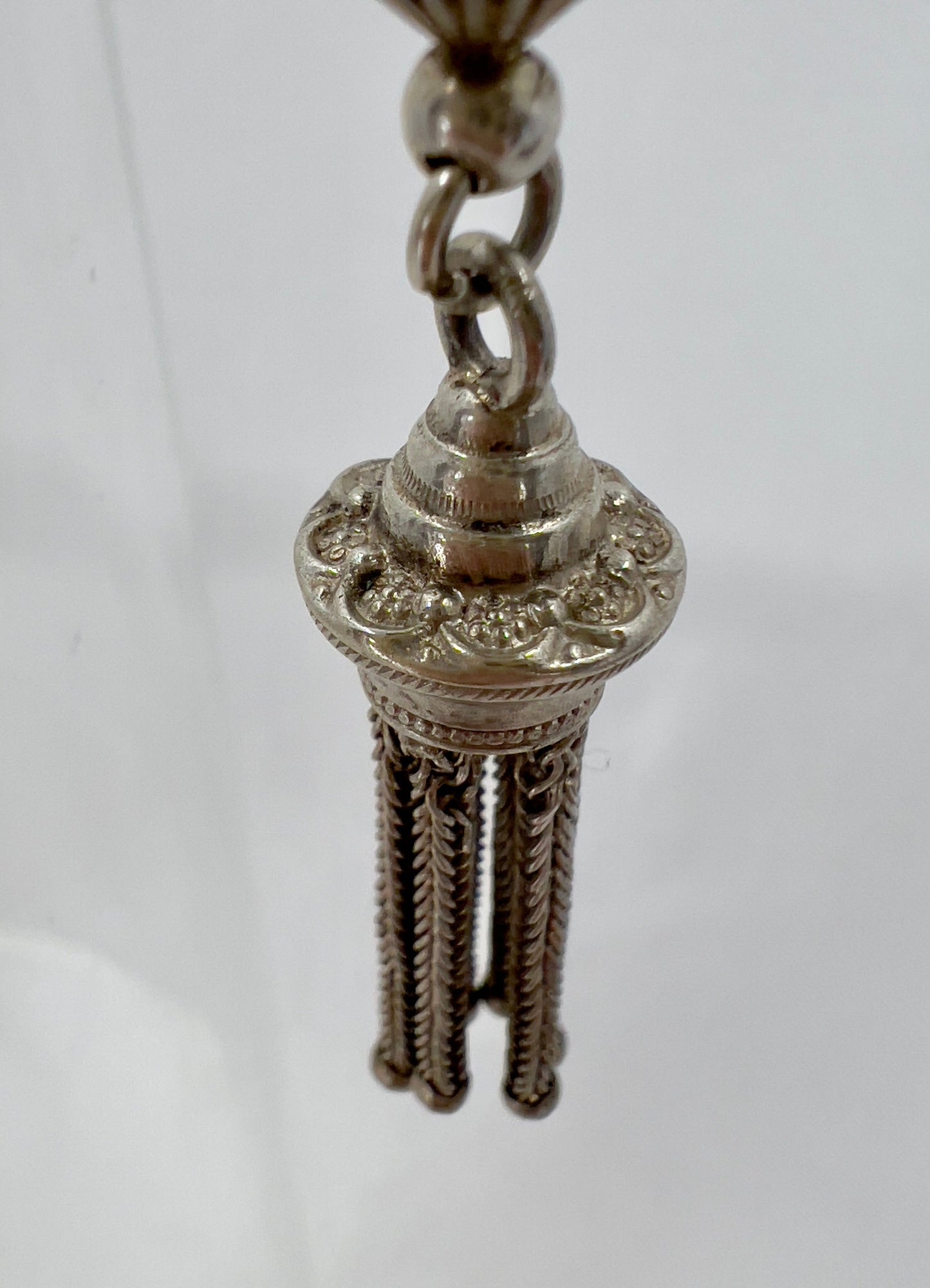 Antique silver tassel - 7 tassels Hudsons Estate Jewellery