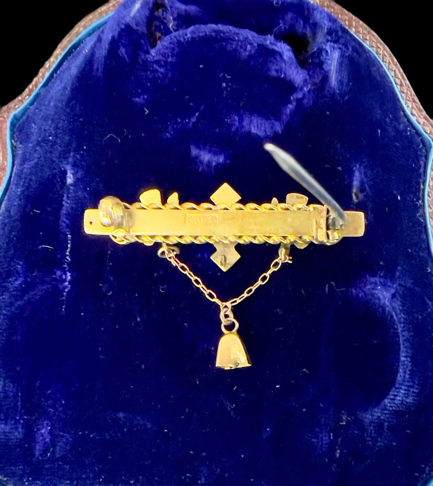 Early Australian bird & bell brooch by Alfred Jackson Hudsons Estate Jewellery