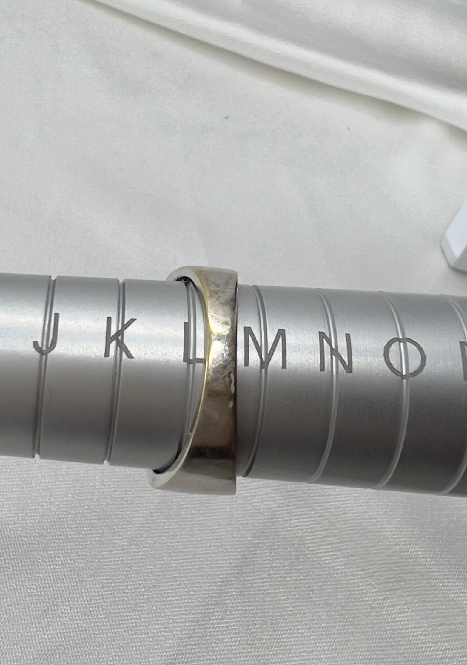 Sapphire & diamond ring in 18ct white gold Hudsons Estate Jewellery