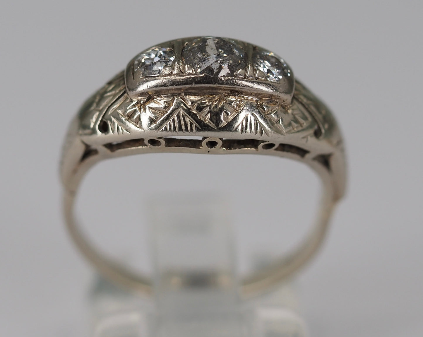 Antique Edwardian diamond ring Hudsons Estate Jewellery