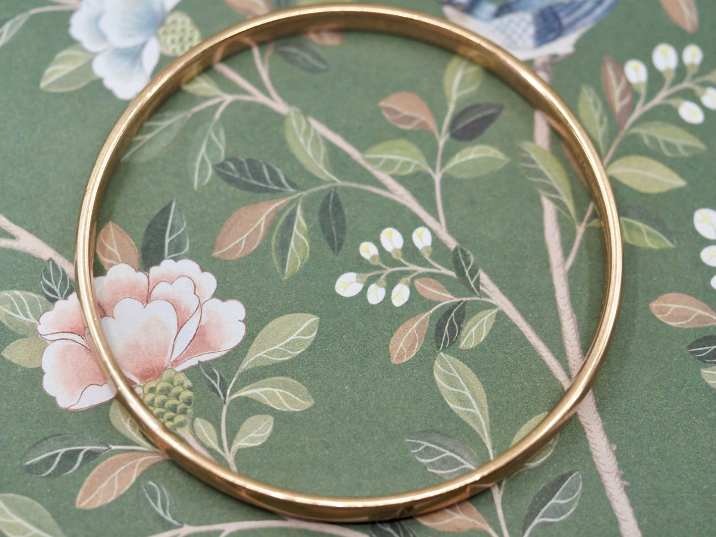 9ct  Rose-Gold Silver Filled Bangle Hudsons Estate Jewellery