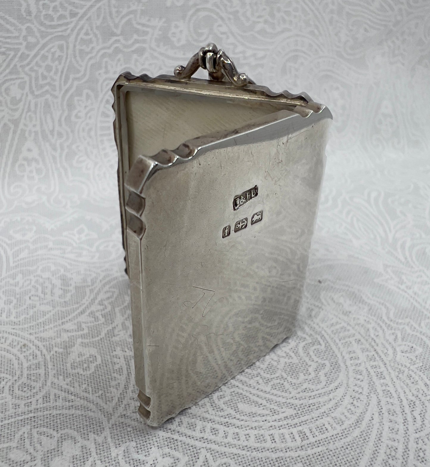 Antique sterling silver locket Hudsons Estate Jewellery