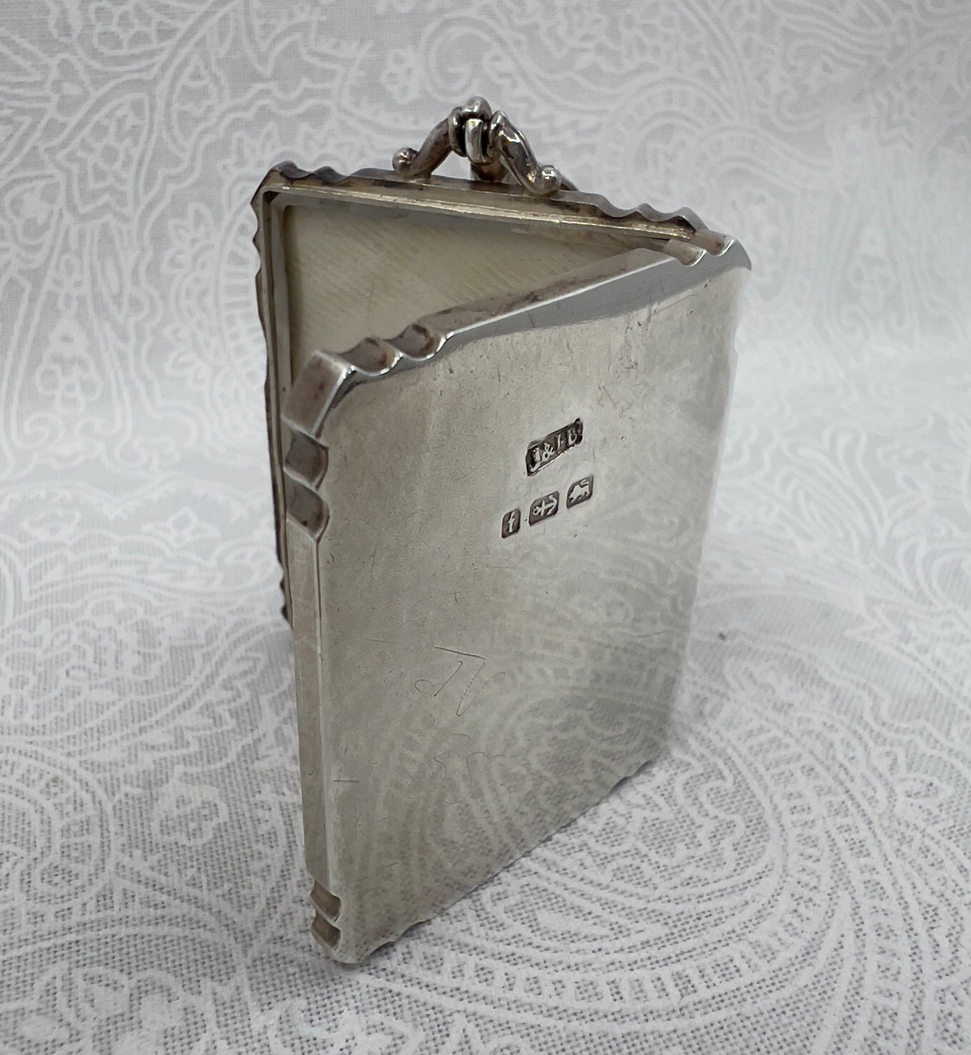 Antique sterling silver locket Hudsons Estate Jewellery