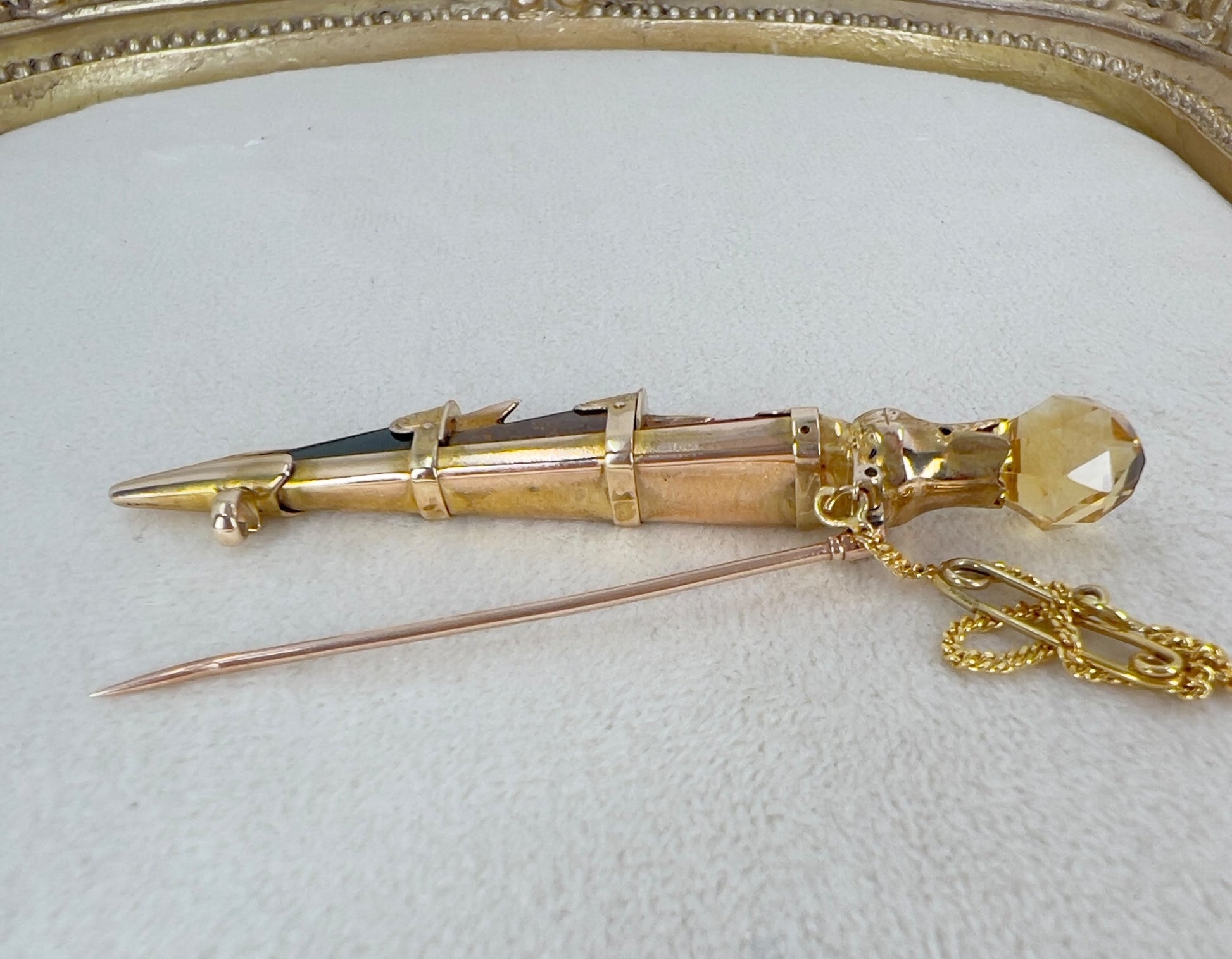 Scottish dirk brooch Hudsons Estate Jewellery