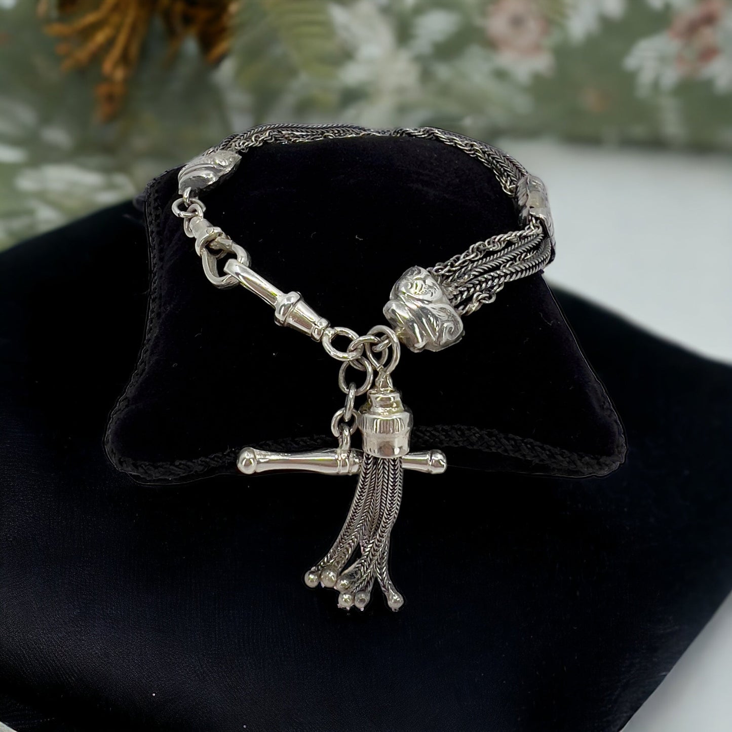 Silver albertina chain Hudsons Estate Jewellery