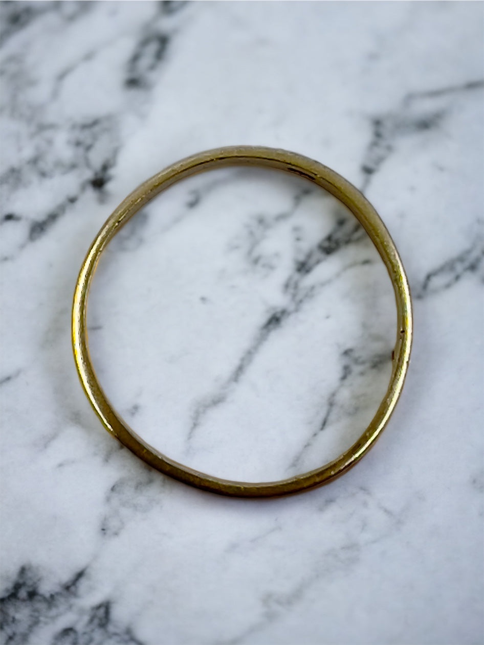 9ct 3 diamond band Hudsons Estate Jewellery