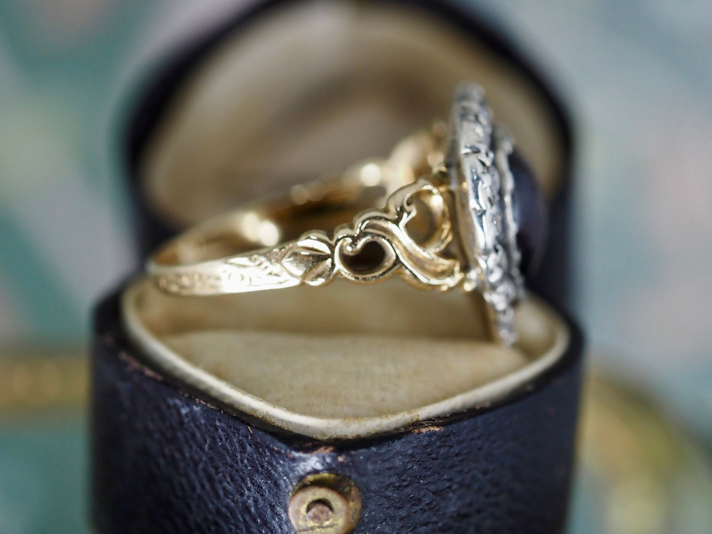 Antique Garnet and Diamond Ring Hudsons Estate Jewellery