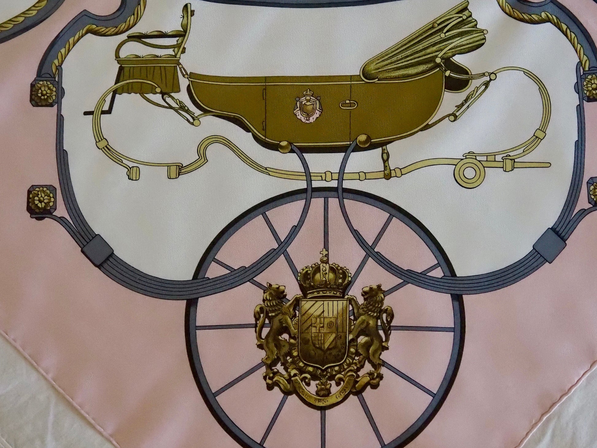 Silk scarf ?Springs Hudsons Estate Jewellery