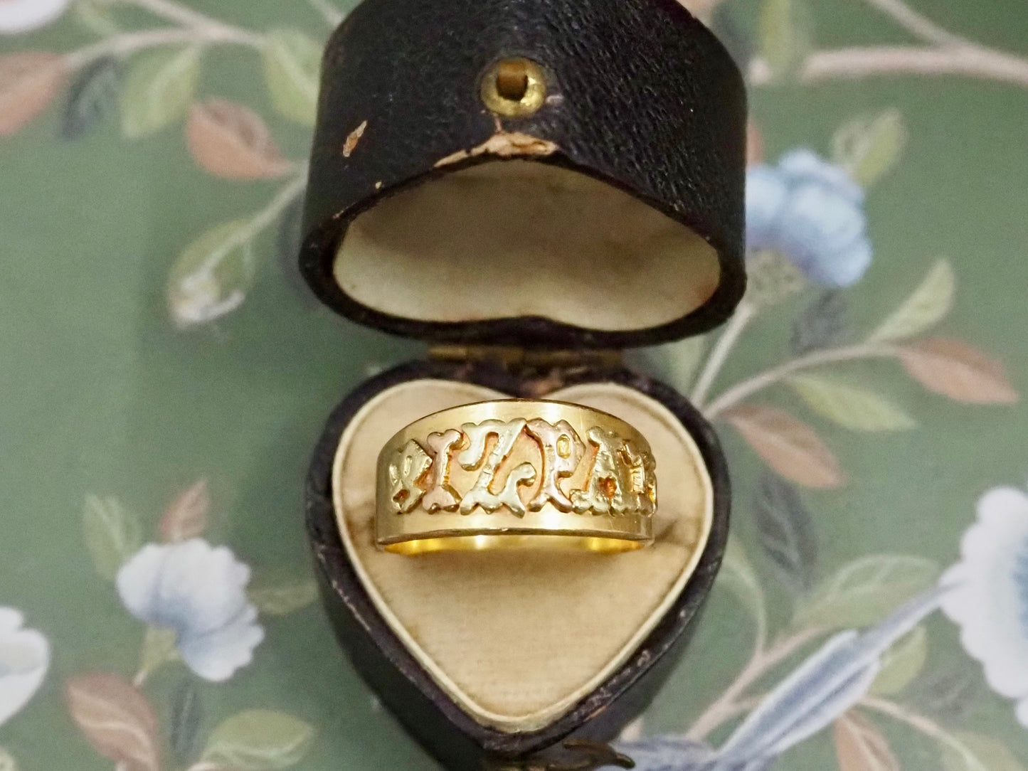 Antique 18ct Gold MIZPAH Chester - rare Hudsons Estate Jewellery