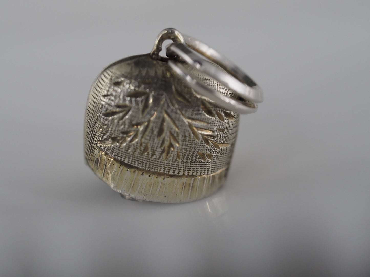 Vintage silver bell charm Hudsons Estate Jewellery