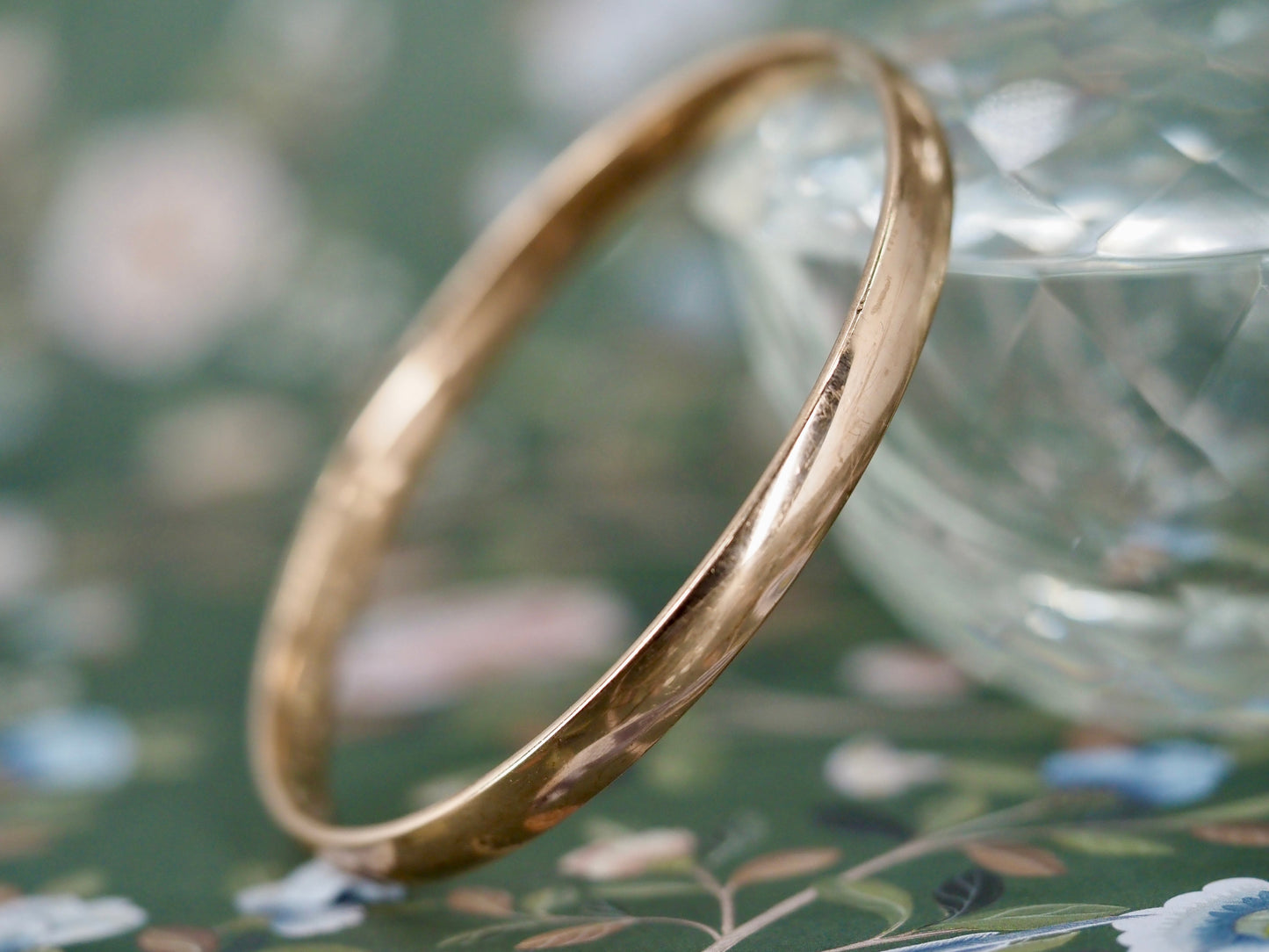 9ct Rose-Gold Silver Filled Bangle Hudsons Estate Jewellery