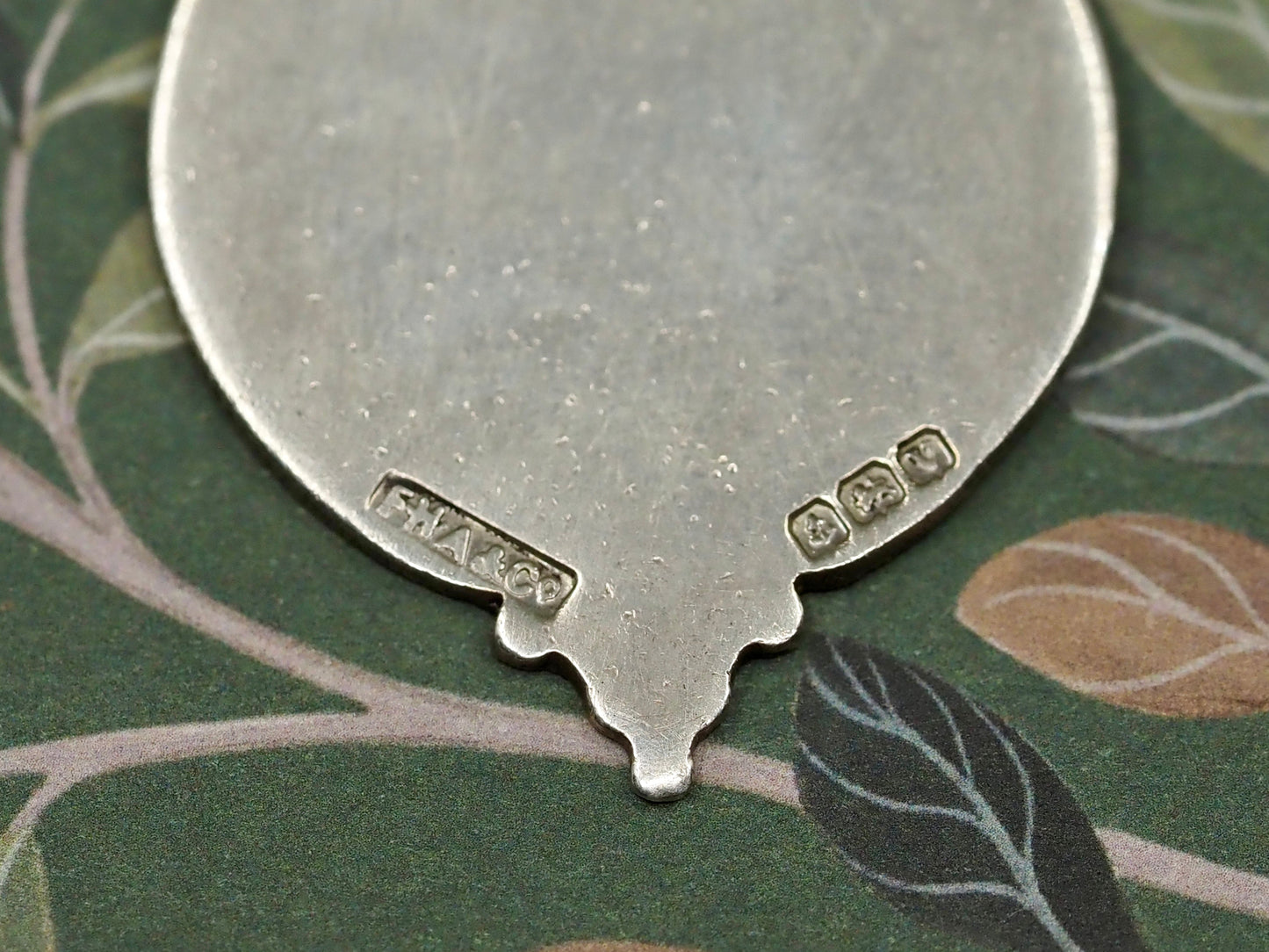 Antique 1919 Sterling Silver & Rose Gold Medallion Hudsons Estate Jewellery