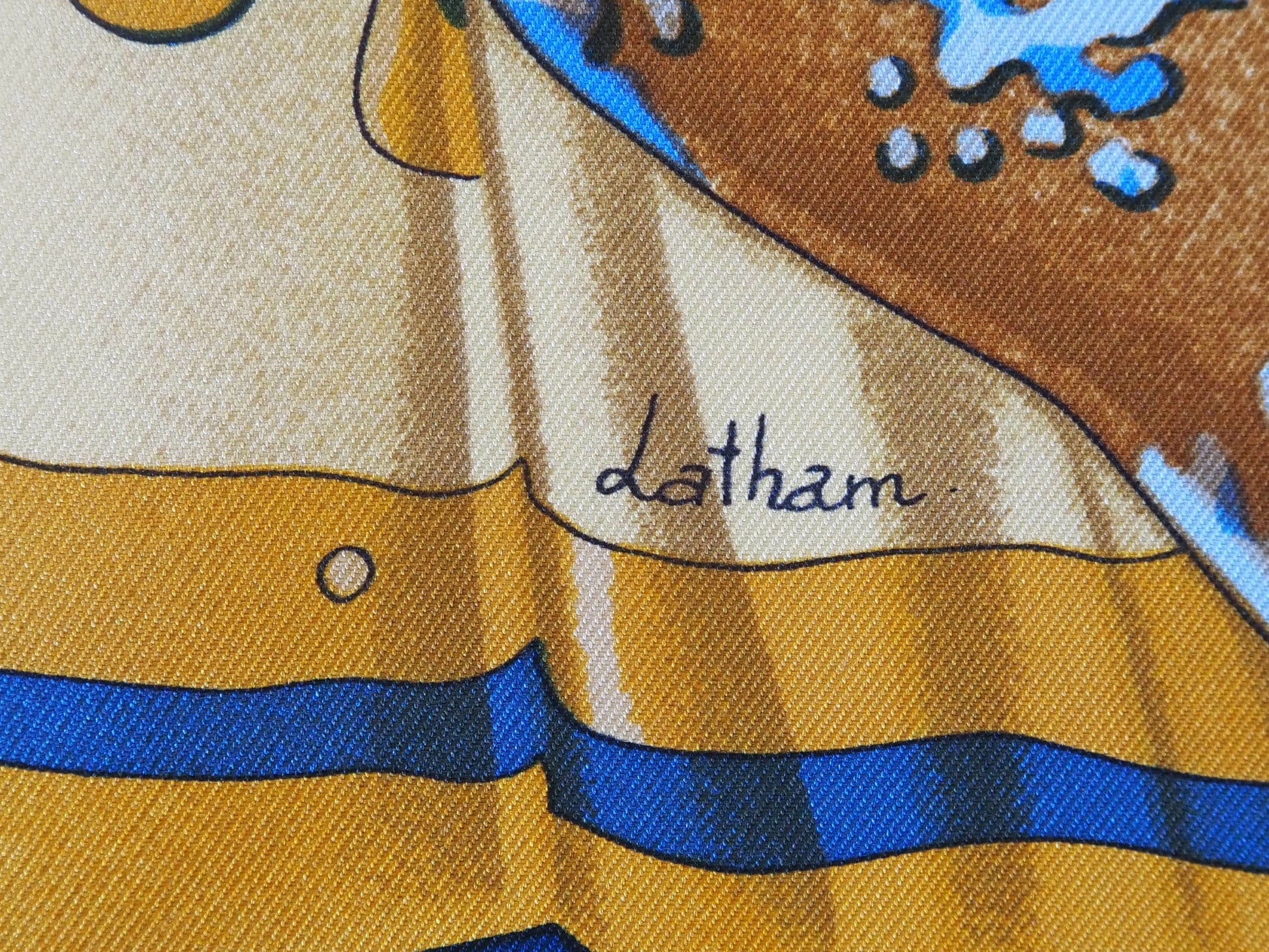 Silk scarf Soleil De Soie by Latham Hudsons Estate Jewellery