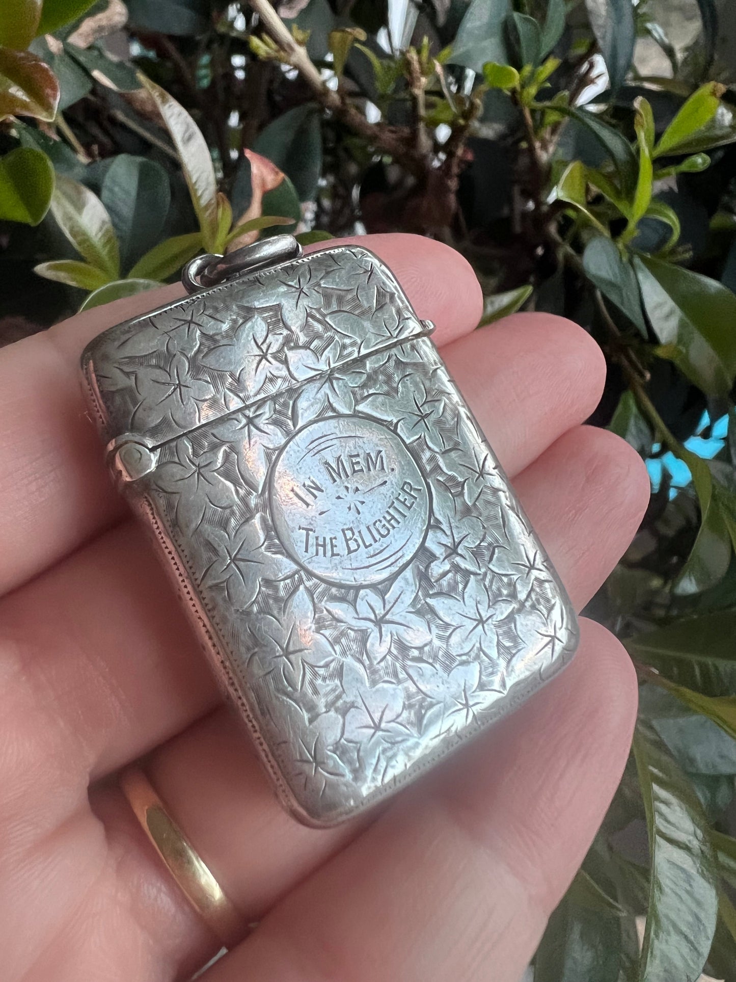 Antique Sterling Silver Vesta Hudsons Estate Jewellery