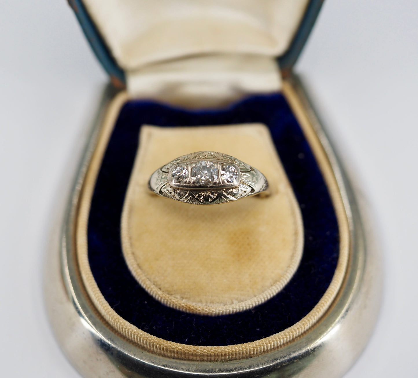 Antique Edwardian diamond ring Hudsons Estate Jewellery