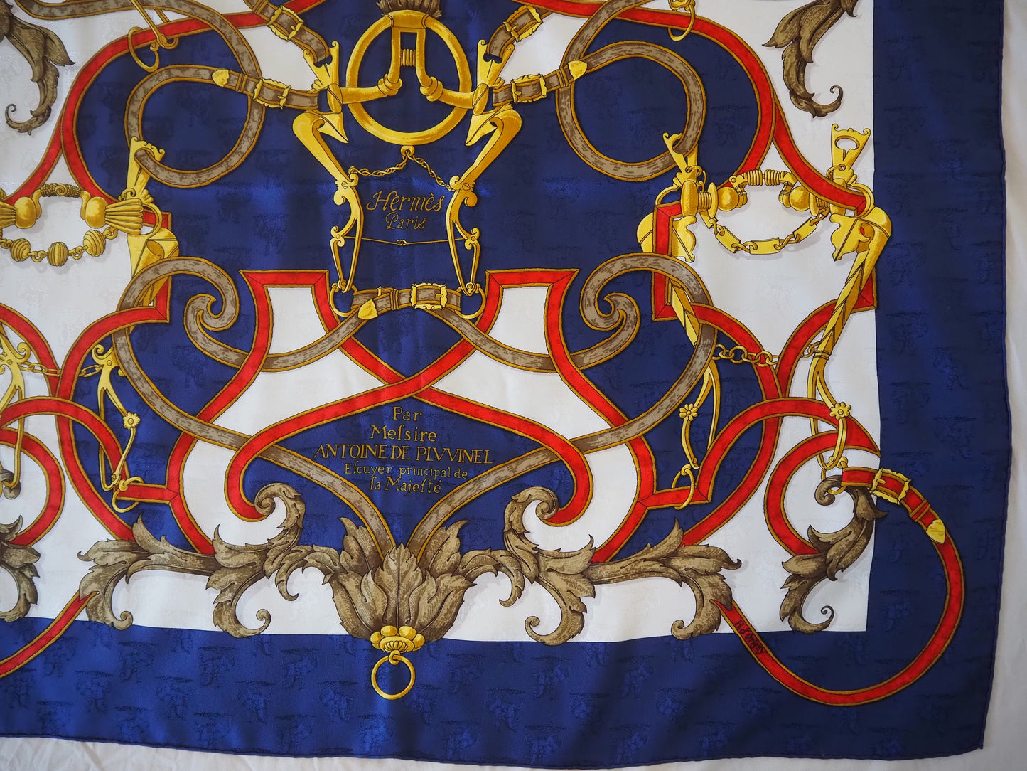 Silk scarf L'Instrvction Dv Roy En L'Exrcice De Monter A Cheval Hudsons Estate Jewellery