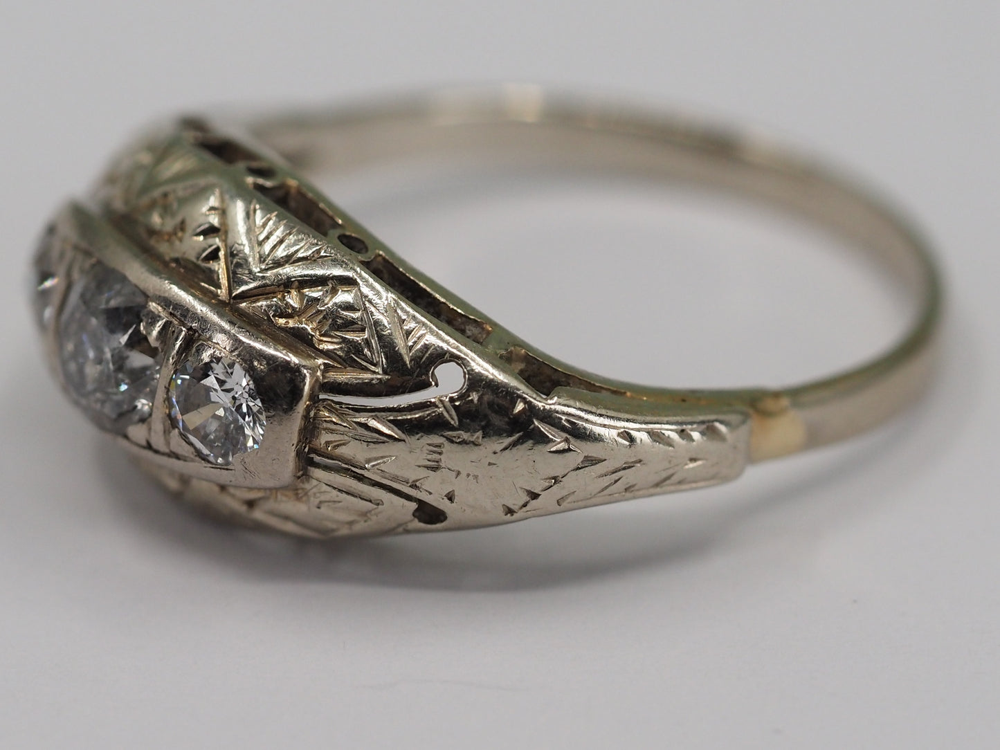 Antique Edwardian diamond ring Hudsons Estate Jewellery