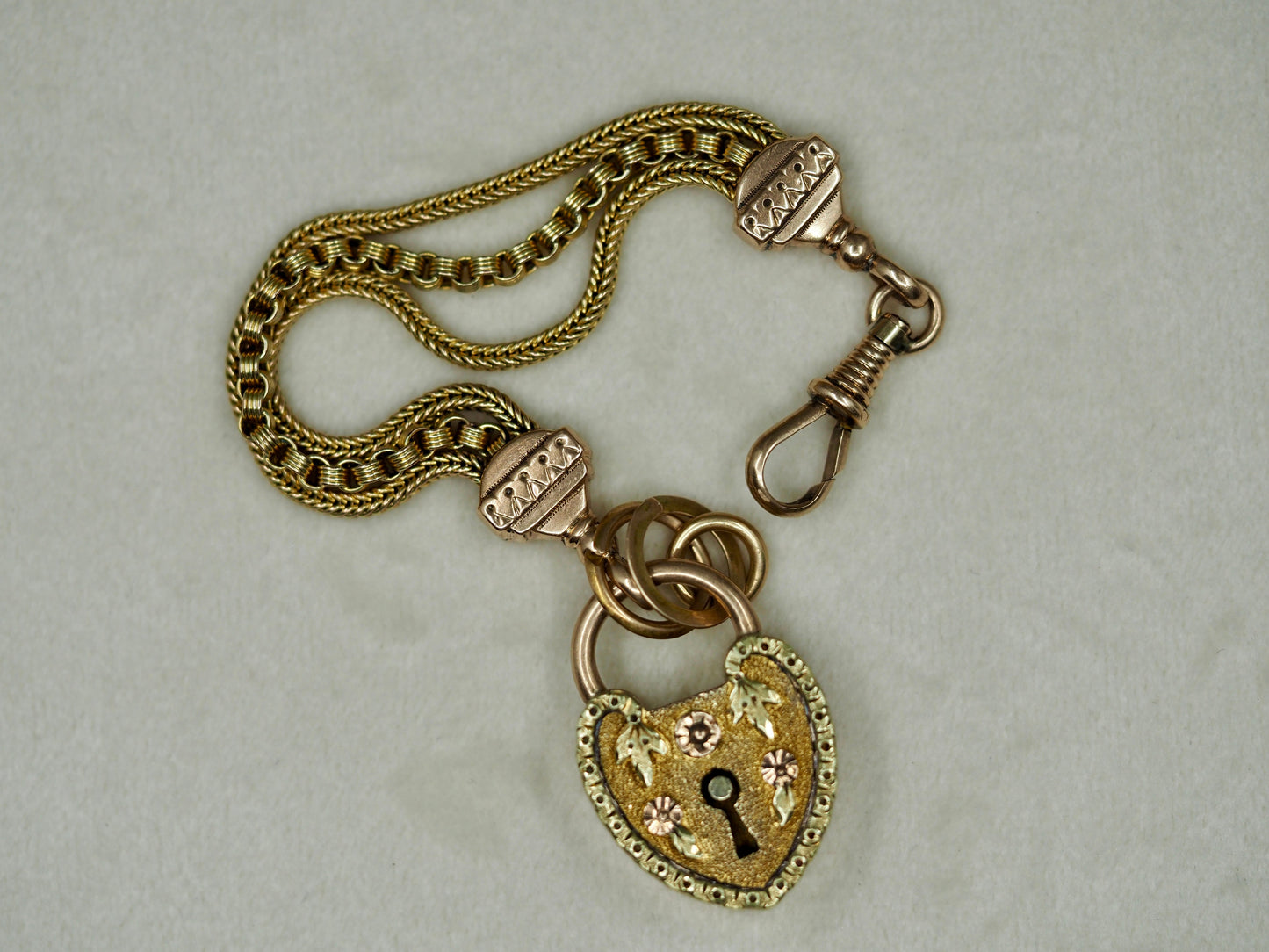 Antique Albertina Chain in 9ct Gold Hudsons Estate Jewellery