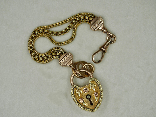 Antique Albertina Chain in 9ct Gold Hudsons Estate Jewellery