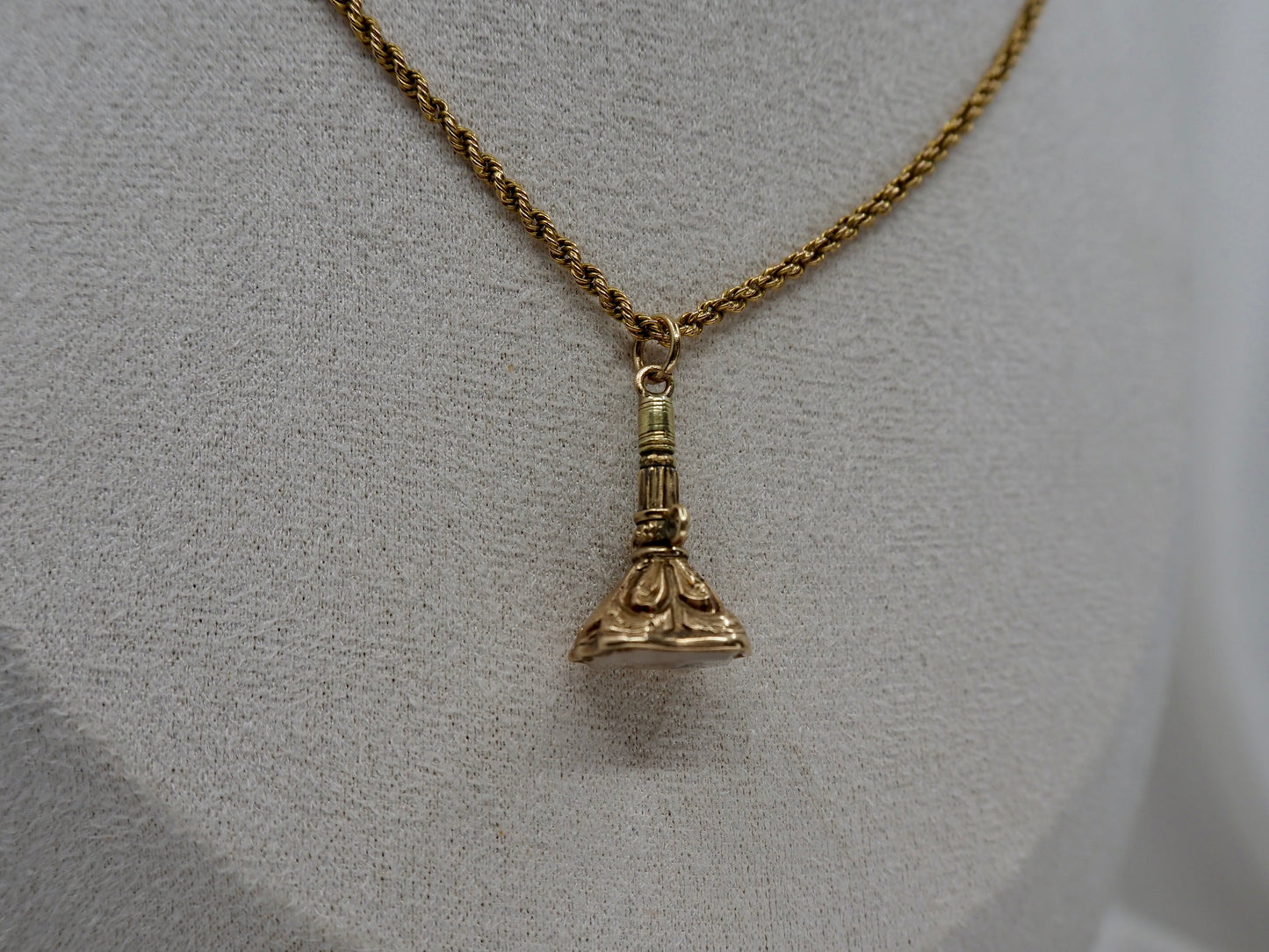 Antique stone monogram seal Hudsons Estate Jewellery