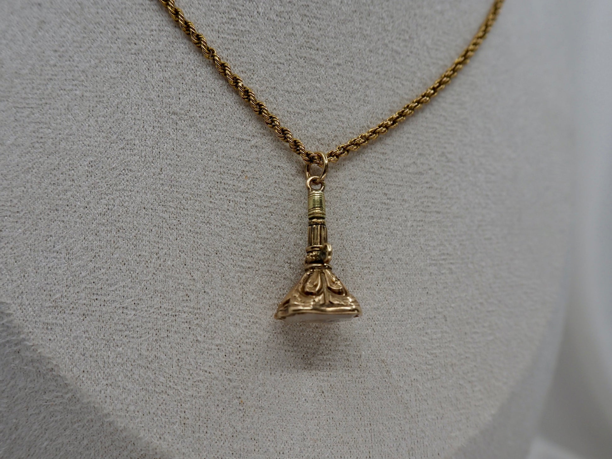 Antique stone monogram seal Hudsons Estate Jewellery
