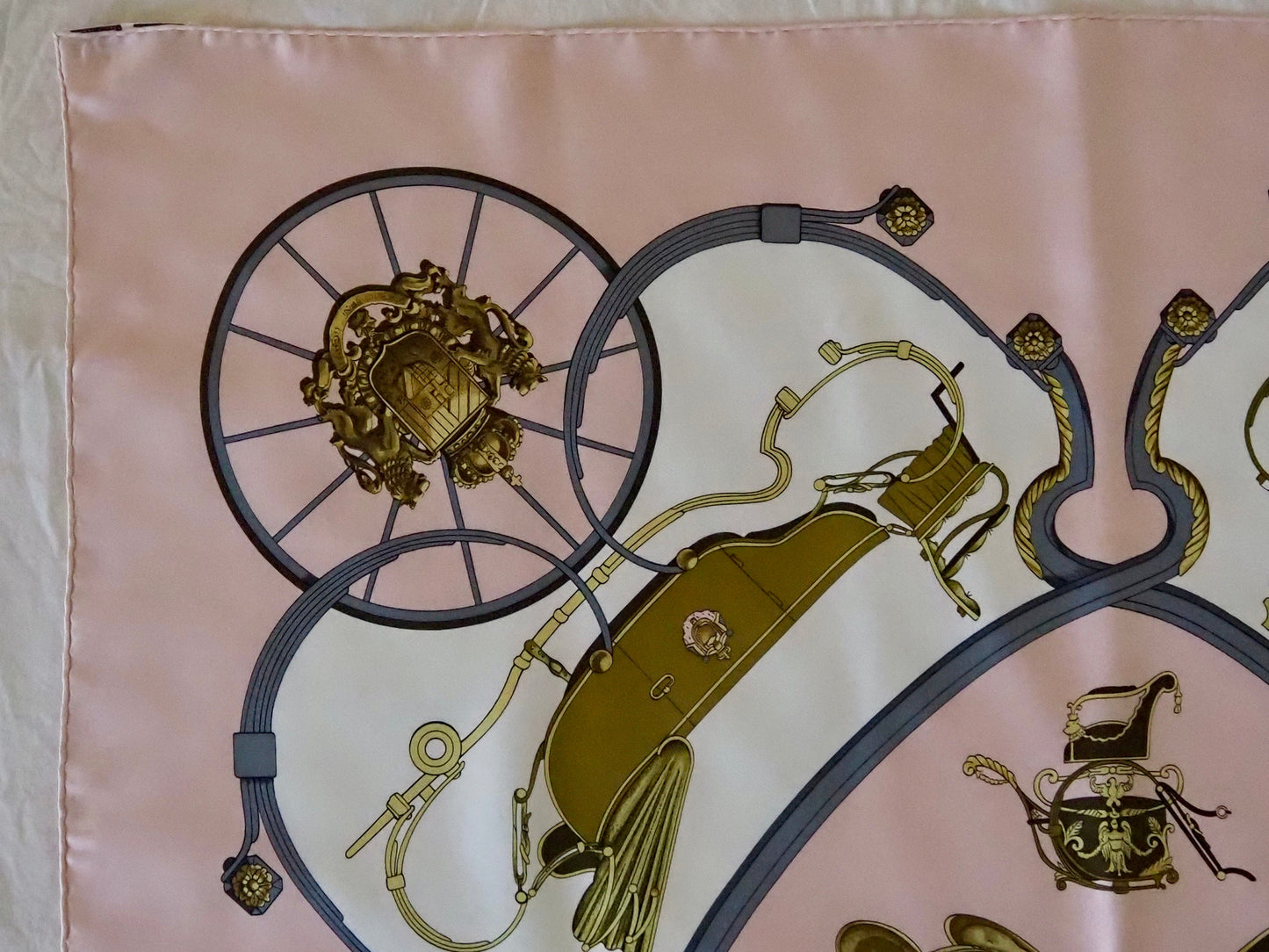 Silk scarf ?Springs Hudsons Estate Jewellery