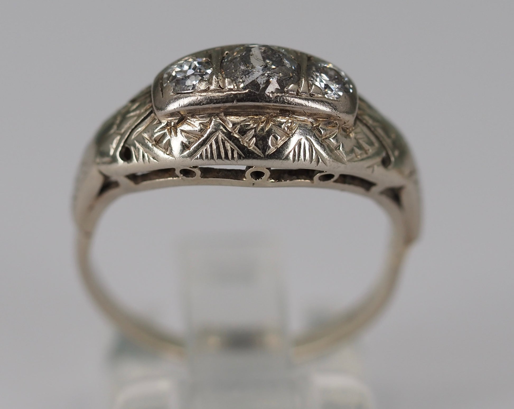 Antique Edwardian diamond ring Hudsons Estate Jewellery