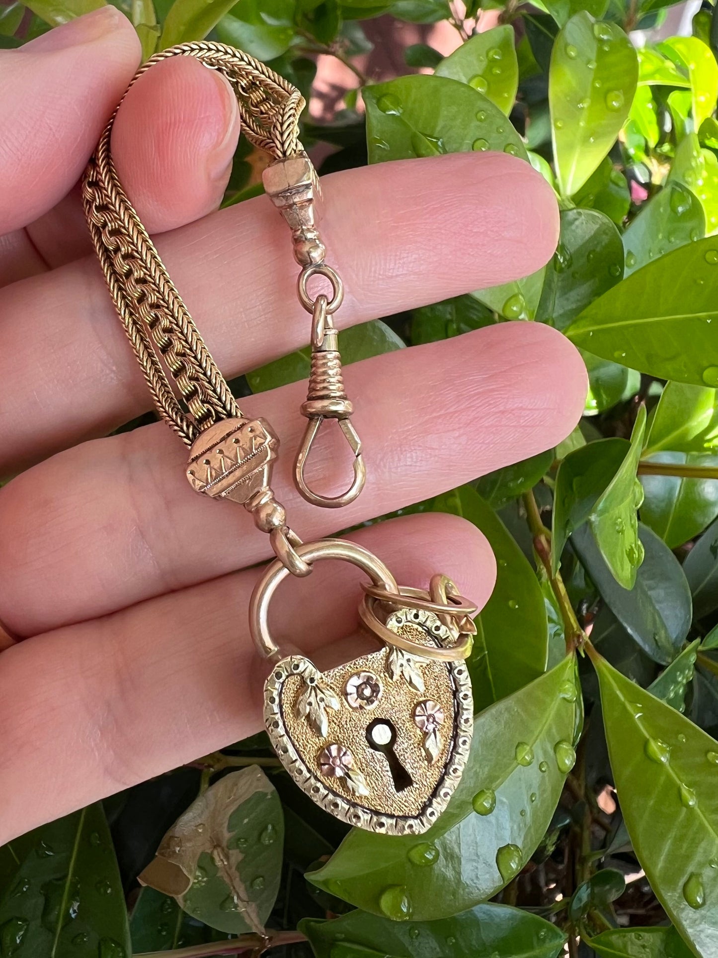 Antique Albertina Chain in 9ct Gold Hudsons Estate Jewellery