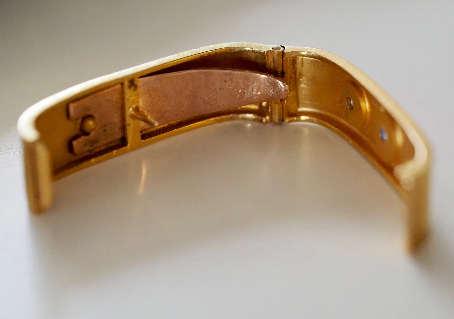 Antique Victorian 15ct Gold Scarf Clip Hudsons Estate Jewellery