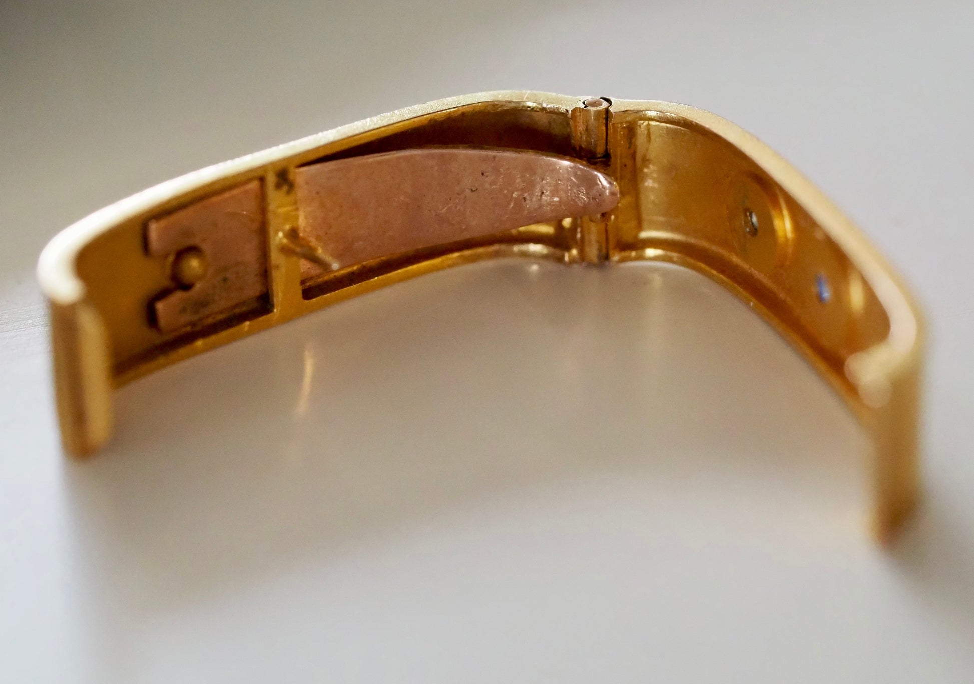 Antique Victorian 15ct Gold Scarf Clip Hudsons Estate Jewellery