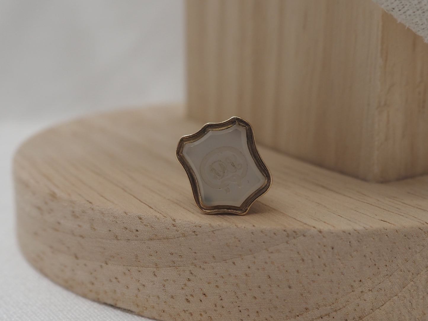 Antique stone monogram seal Hudsons Estate Jewellery
