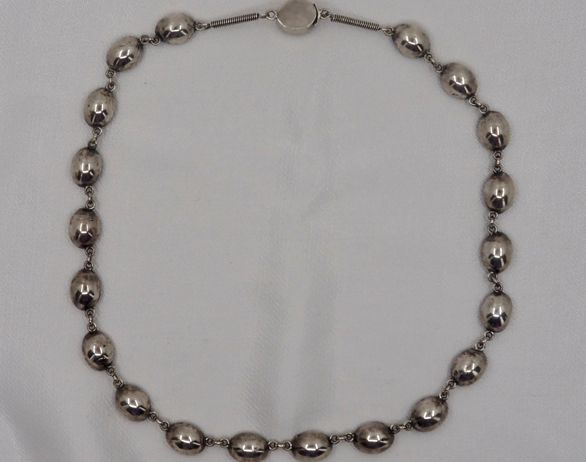 Vintage Silver Riviere with Purple Paste Hudsons Estate Jewellery