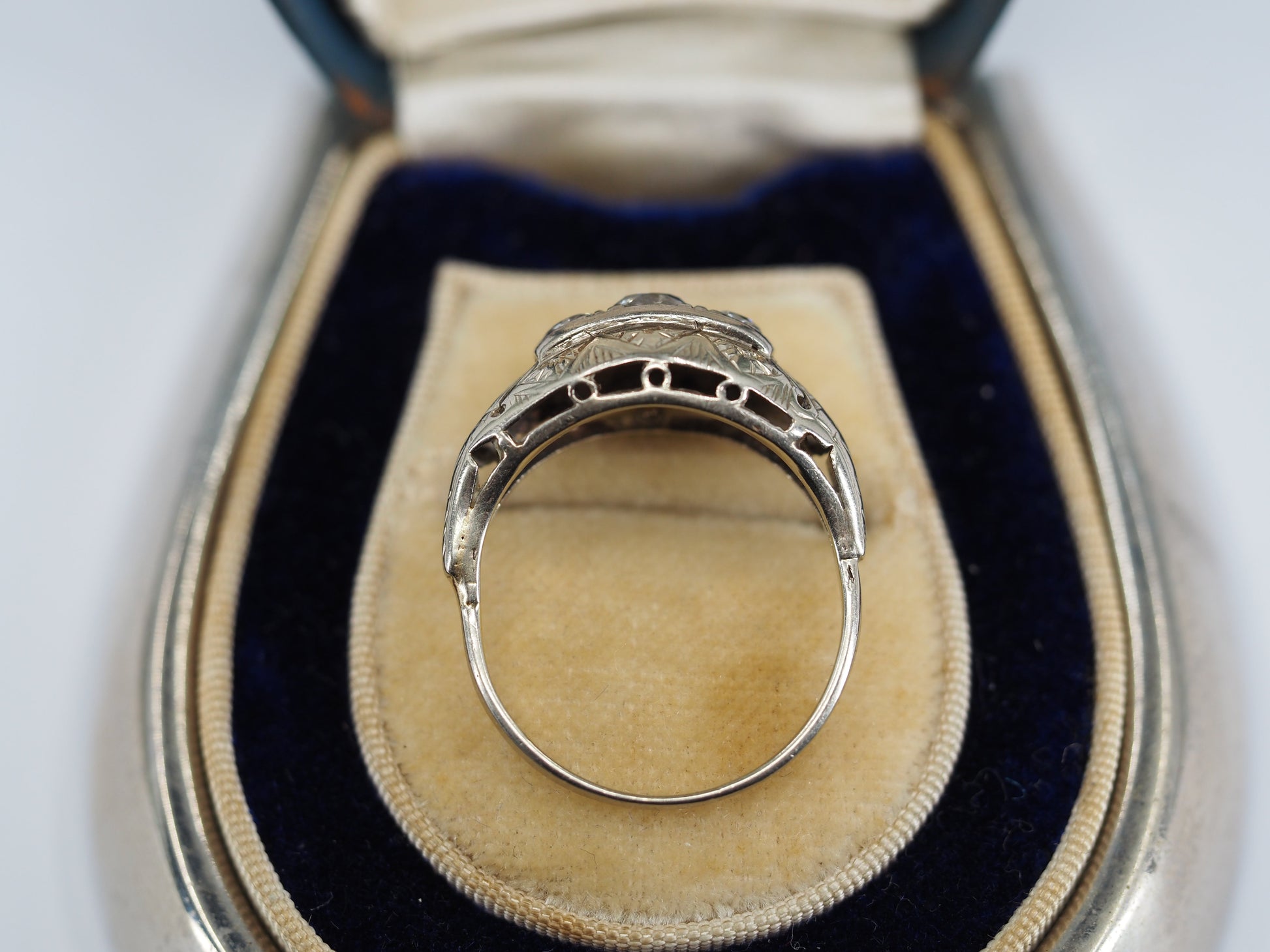 Antique Edwardian diamond ring Hudsons Estate Jewellery