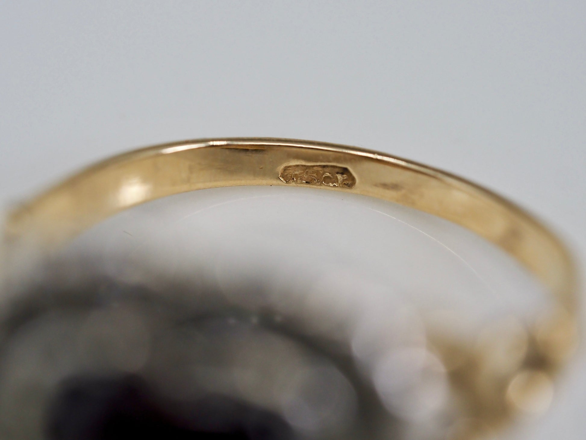 Antique Garnet and Diamond Ring Hudsons Estate Jewellery