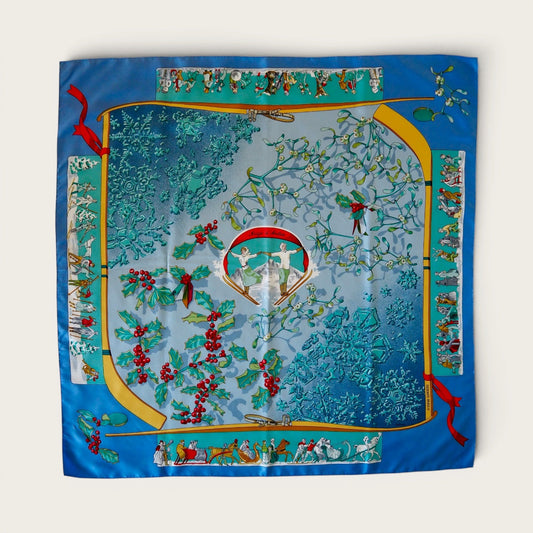 Silk scarf Neige D'Antan Hudsons Estate Jewellery