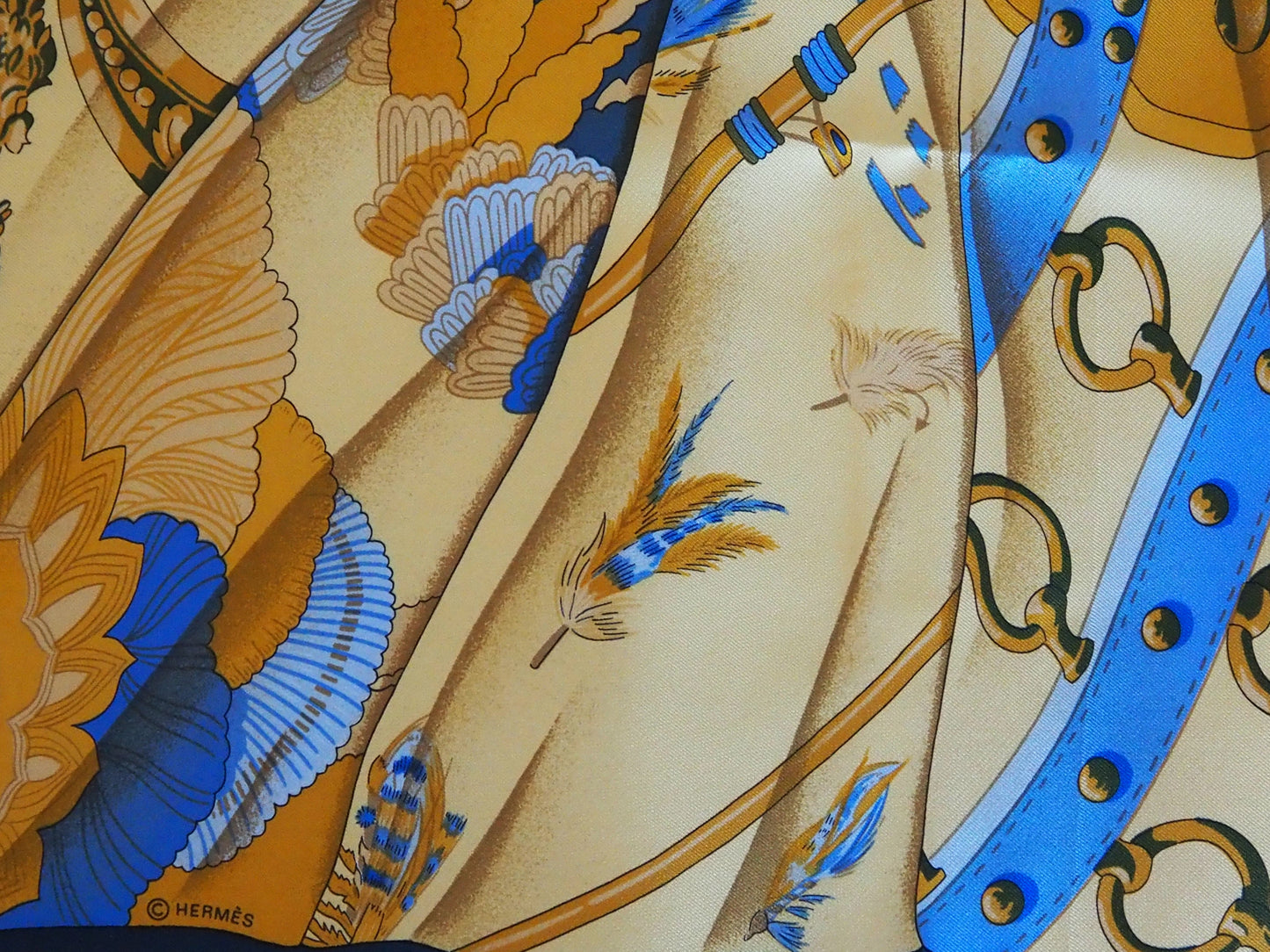 Silk scarf Soleil De Soie by Latham Hudsons Estate Jewellery