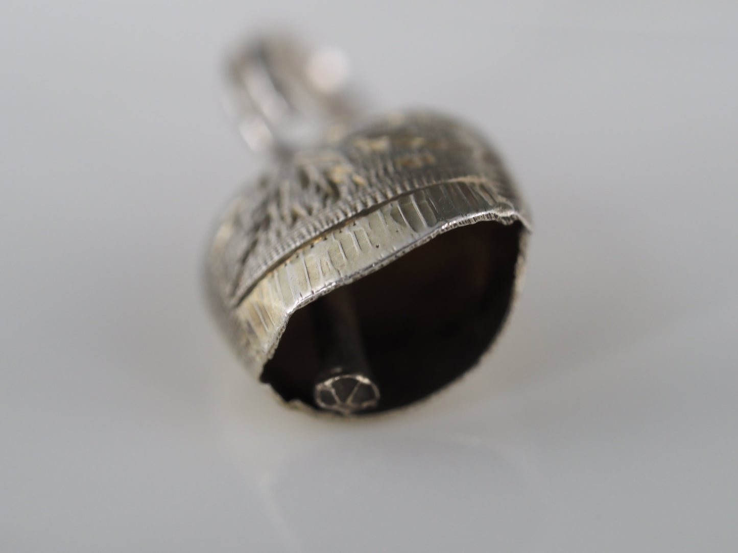 Vintage silver bell charm Hudsons Estate Jewellery