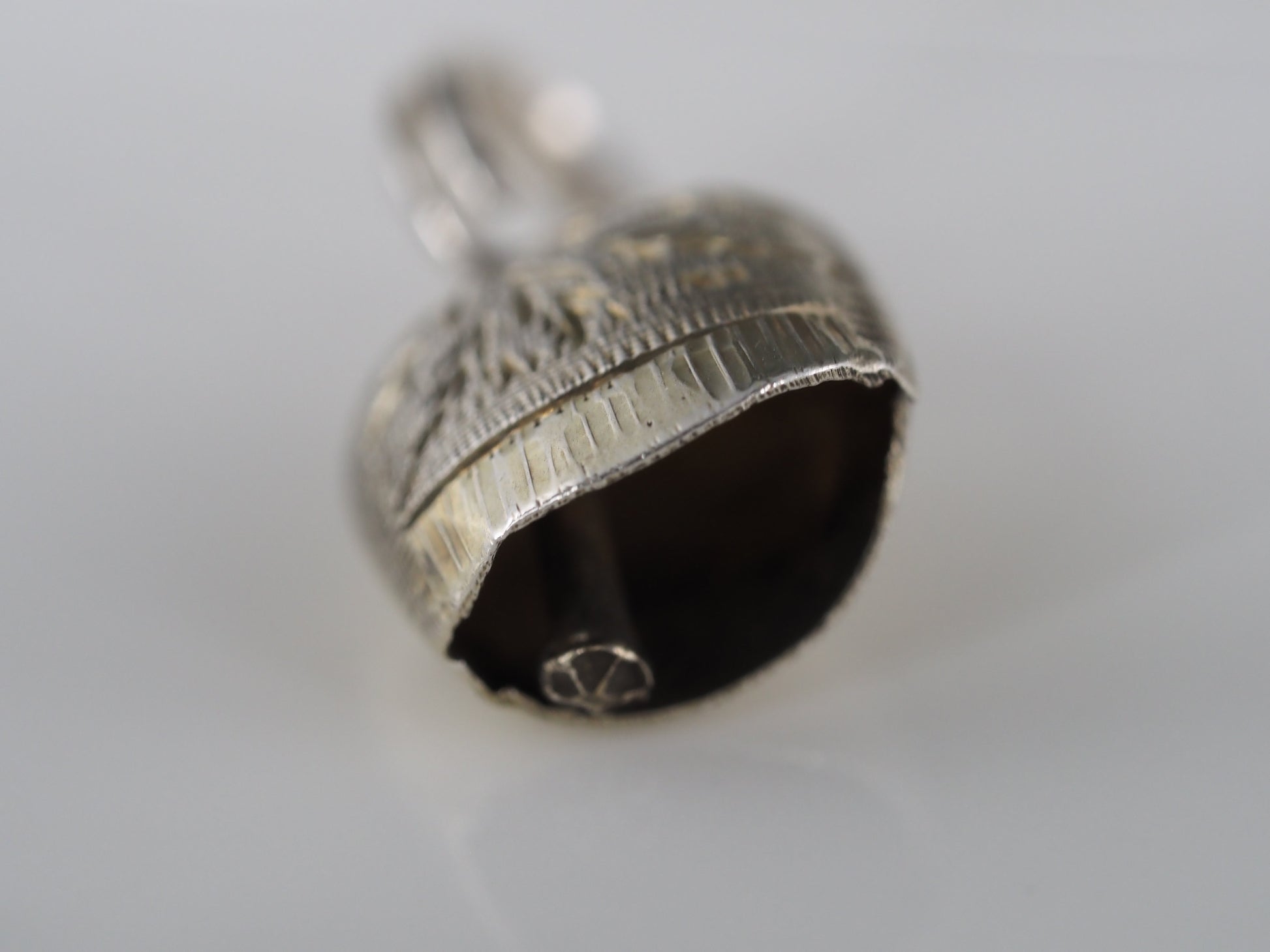 Vintage silver bell charm Hudsons Estate Jewellery