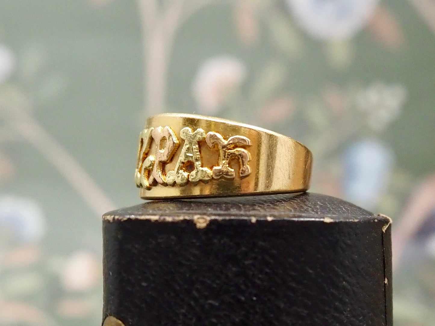 Antique 18ct Gold MIZPAH Chester - rare Hudsons Estate Jewellery