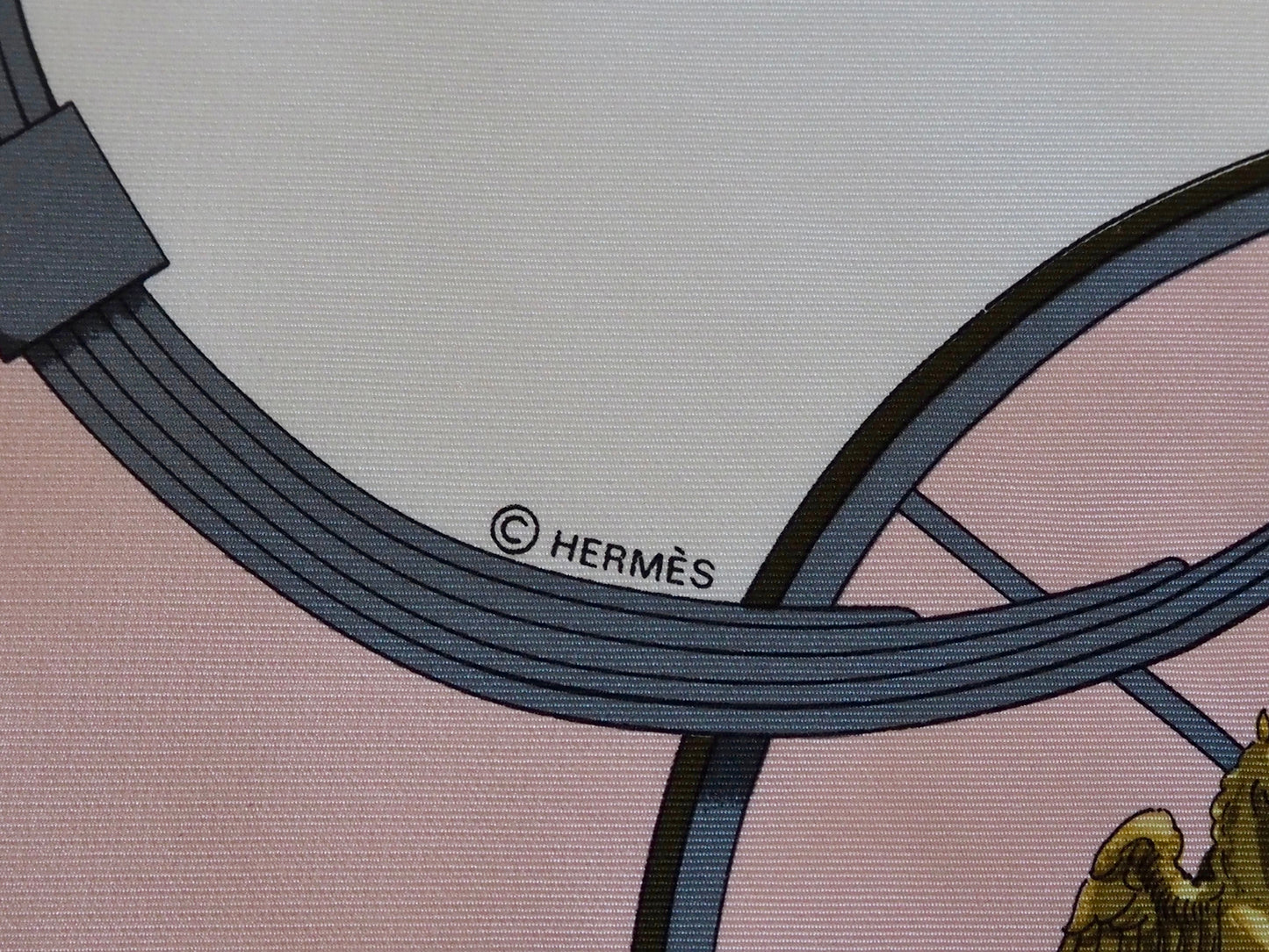 Silk scarf ?Springs Hudsons Estate Jewellery