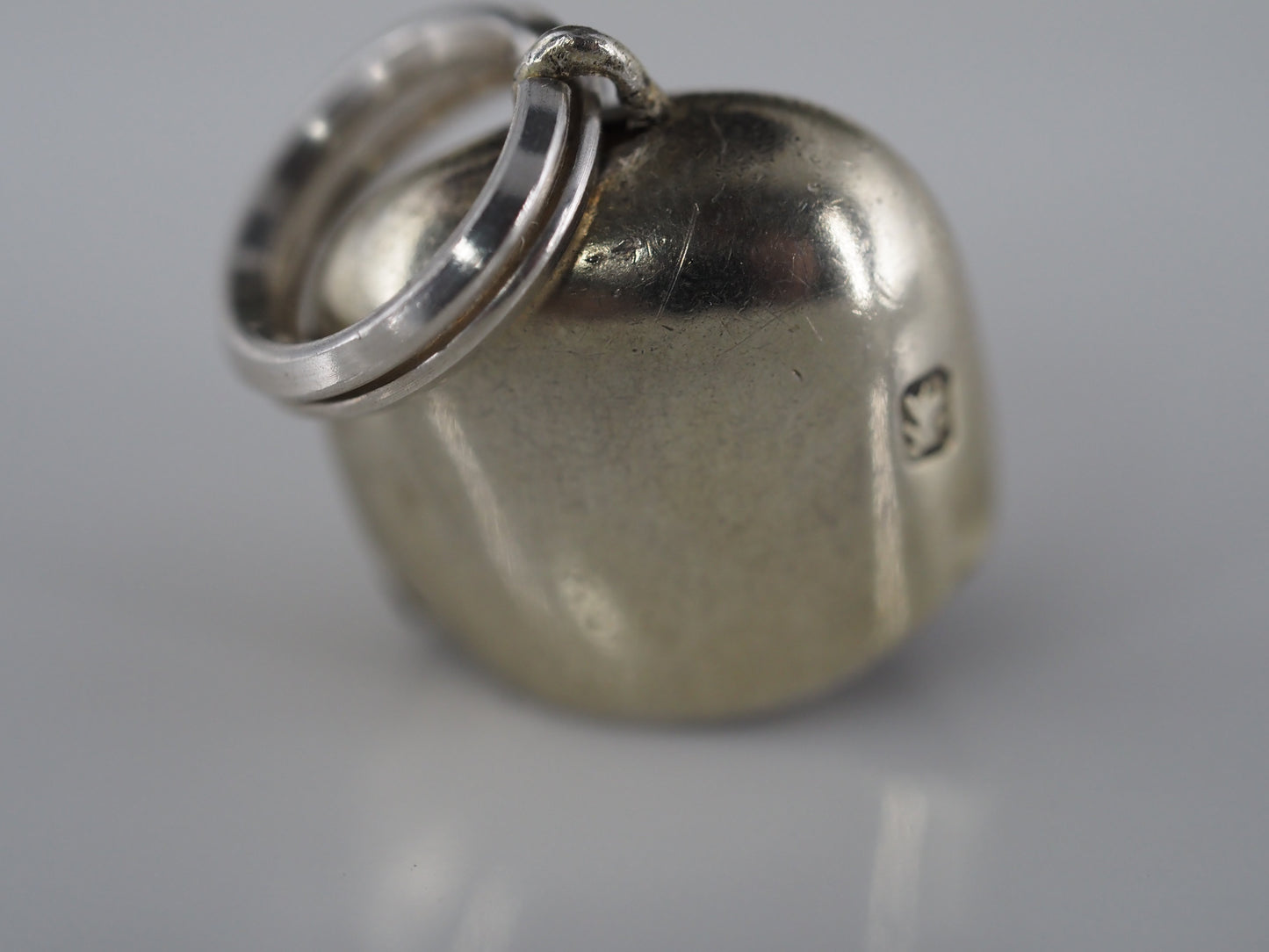 Vintage silver bell charm Hudsons Estate Jewellery