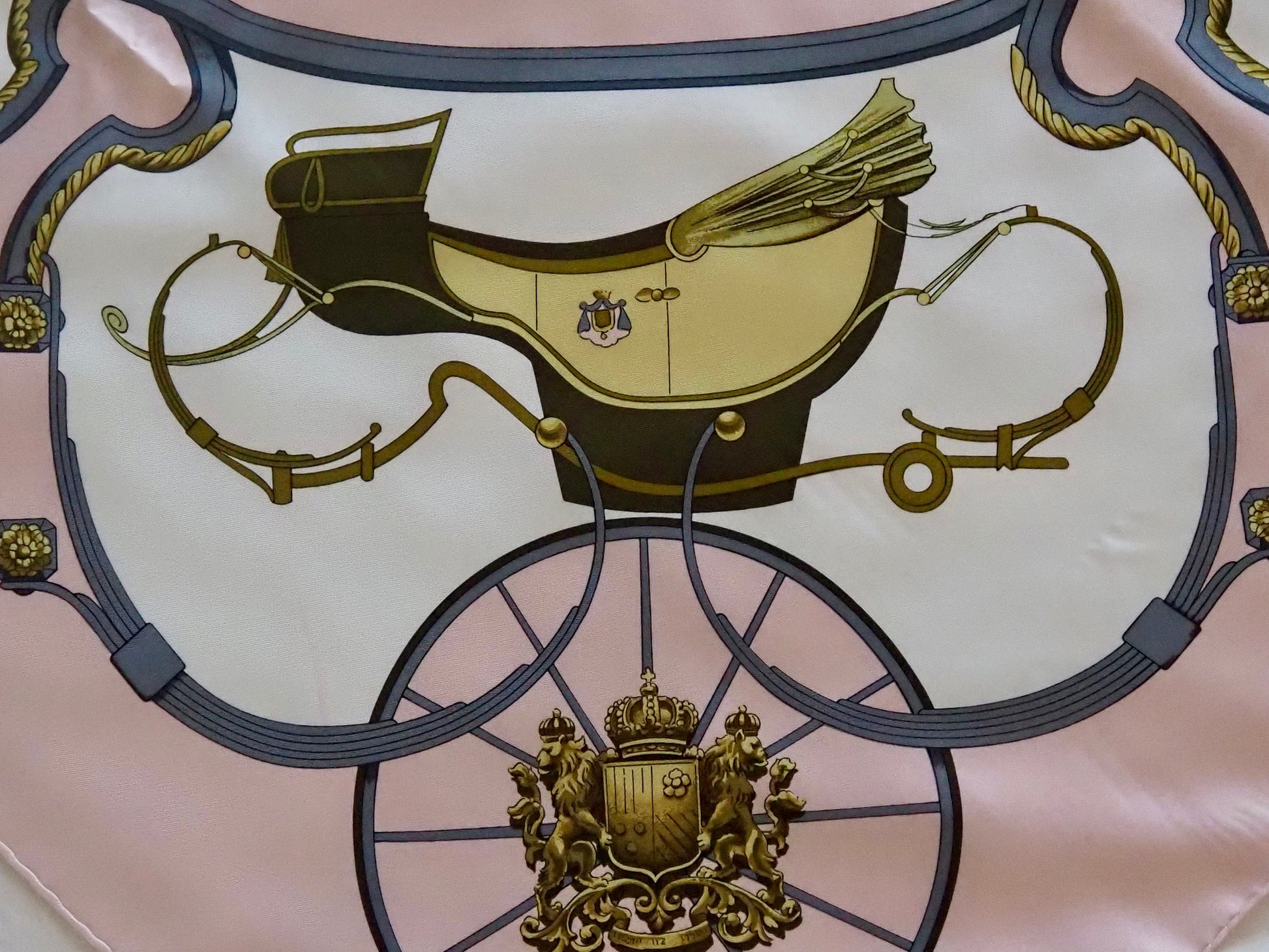 Silk scarf ?Springs Hudsons Estate Jewellery