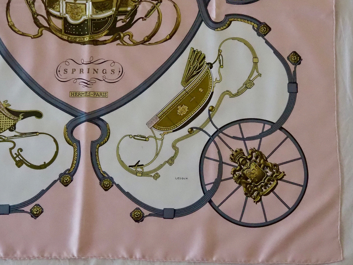 Silk scarf ?Springs Hudsons Estate Jewellery