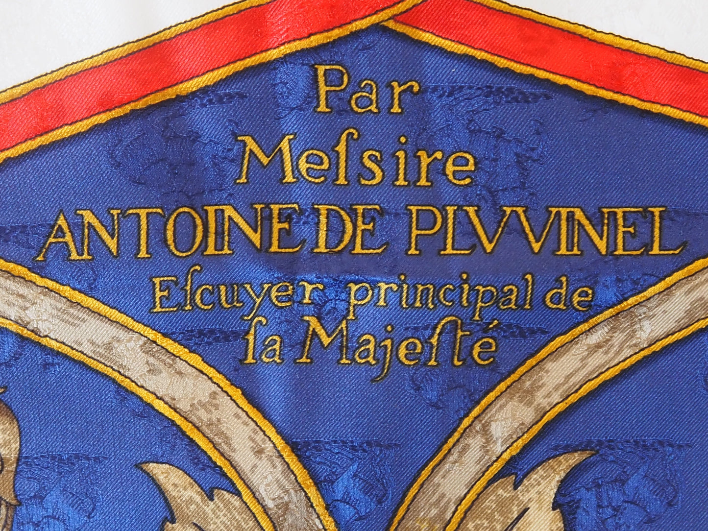 Silk scarf L'Instrvction Dv Roy En L'Exrcice De Monter A Cheval Hudsons Estate Jewellery