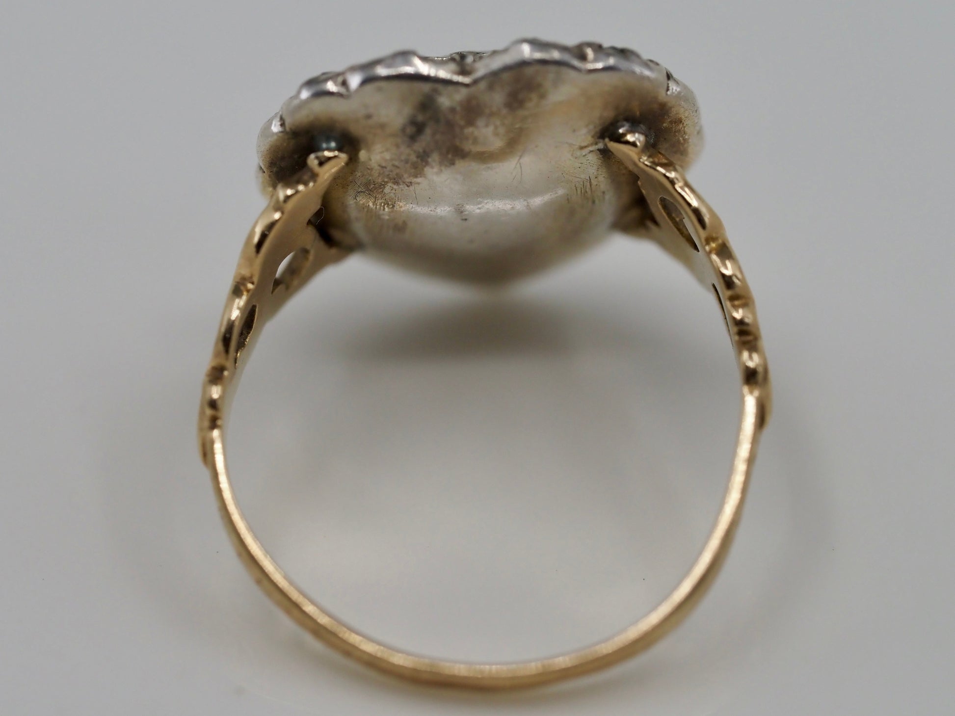 Antique Garnet and Diamond Ring Hudsons Estate Jewellery