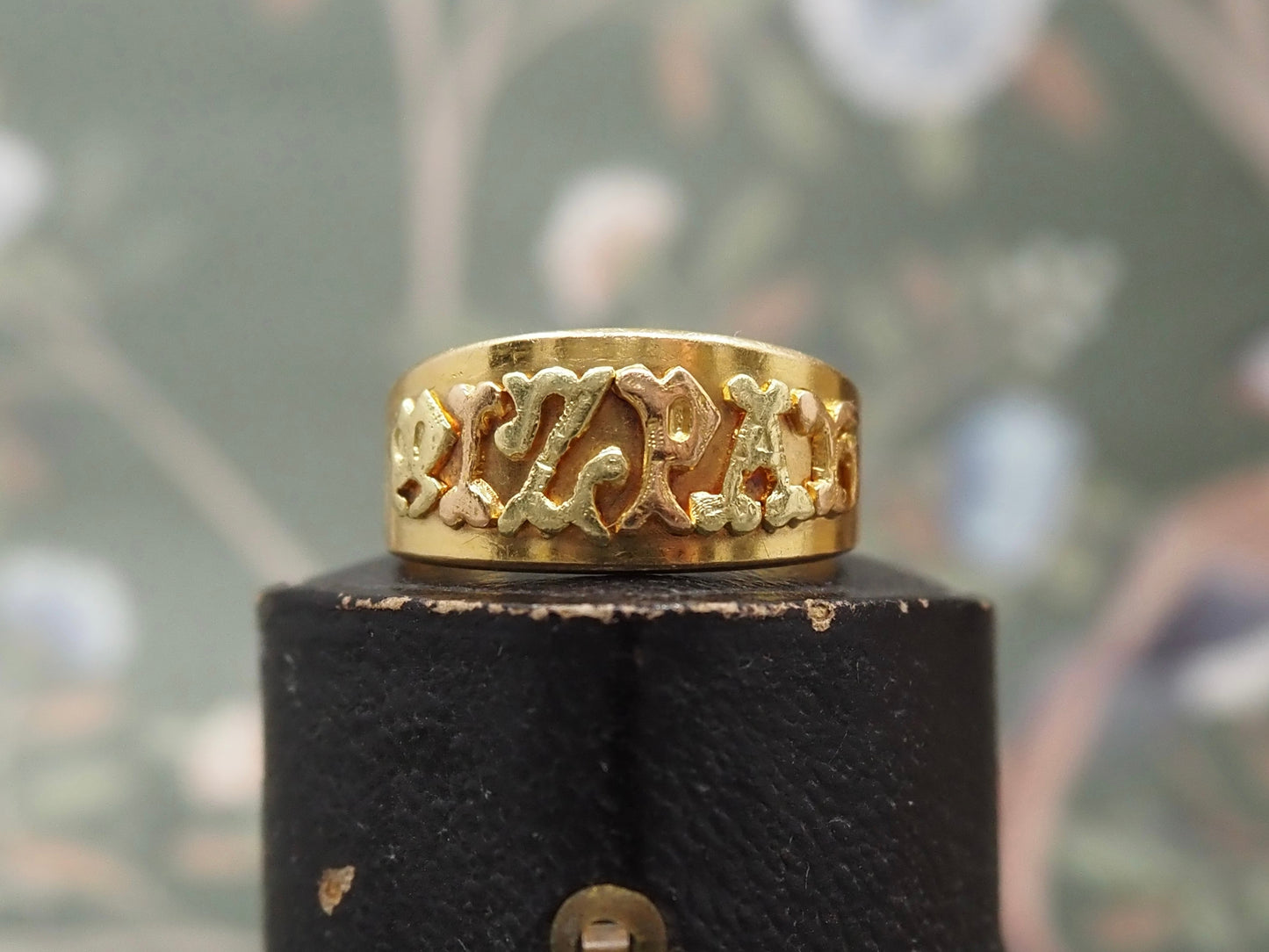 Antique 18ct Gold MIZPAH Chester - rare Hudsons Estate Jewellery